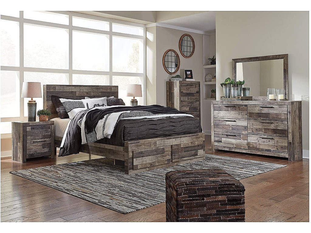 Derekson King Panel Bed with 2 Storage Drawers - image 5