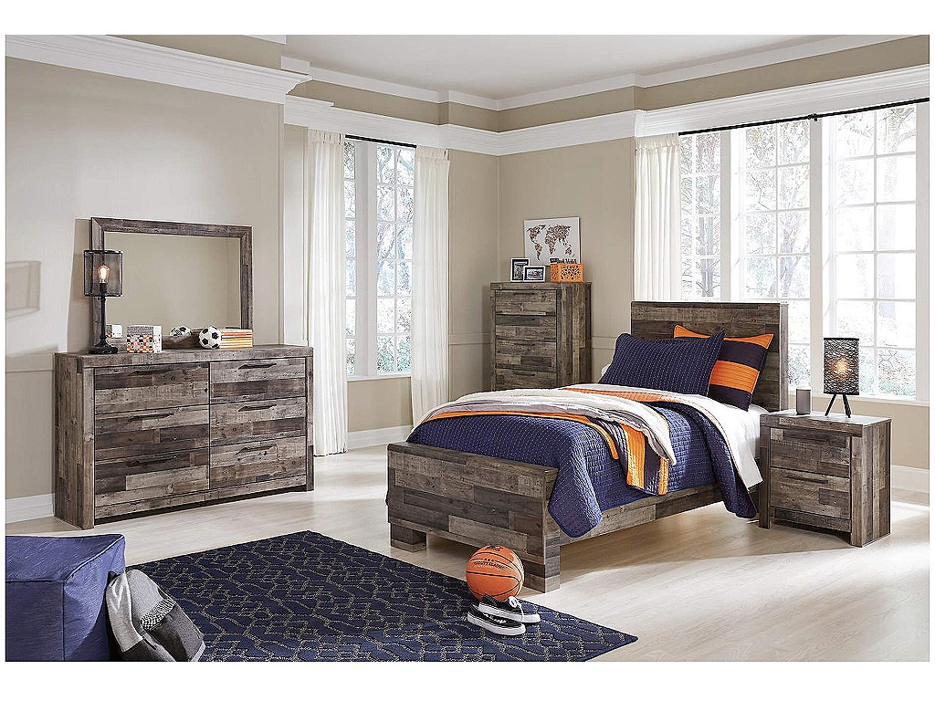 Derekson Twin Panel Bed - image 2