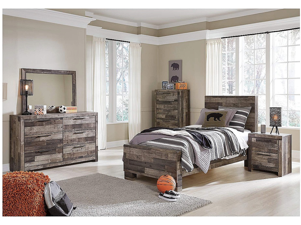 Derekson Twin Panel Bed - image 3