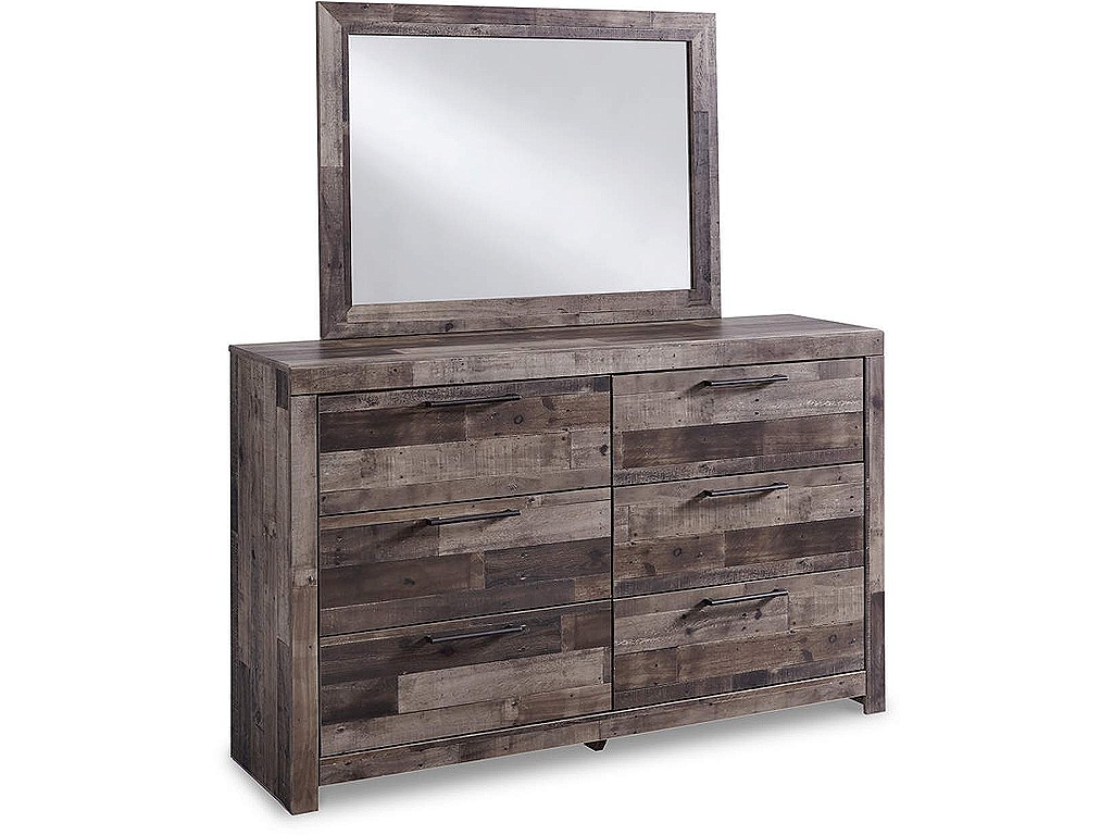 Derekson Full Panel Bed, Dresser, Mirror and Nightstand - image 1