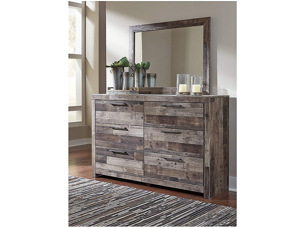 Derekson Full Panel Bed, Dresser, Mirror and Nightstand - image 4