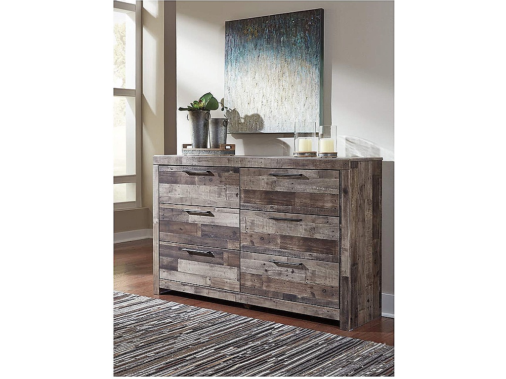 Derekson Twin Panel Bed, Dresser and Nightstand - image 4