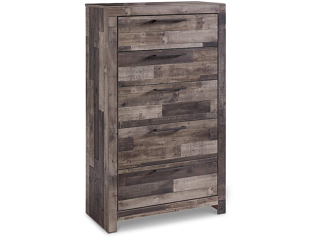 Derekson Queen Panel Headboard, Dresser, Chest and Nightstand - image 3