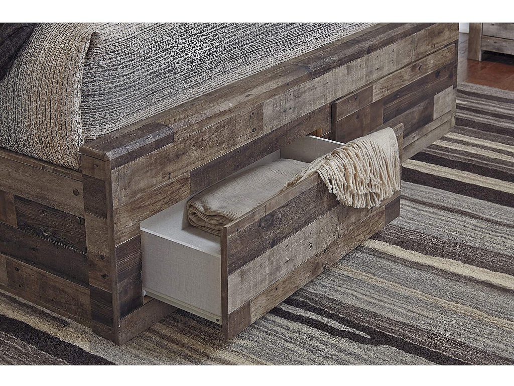 Derekson King Panel Bed with 2 Storage Drawers - image 3