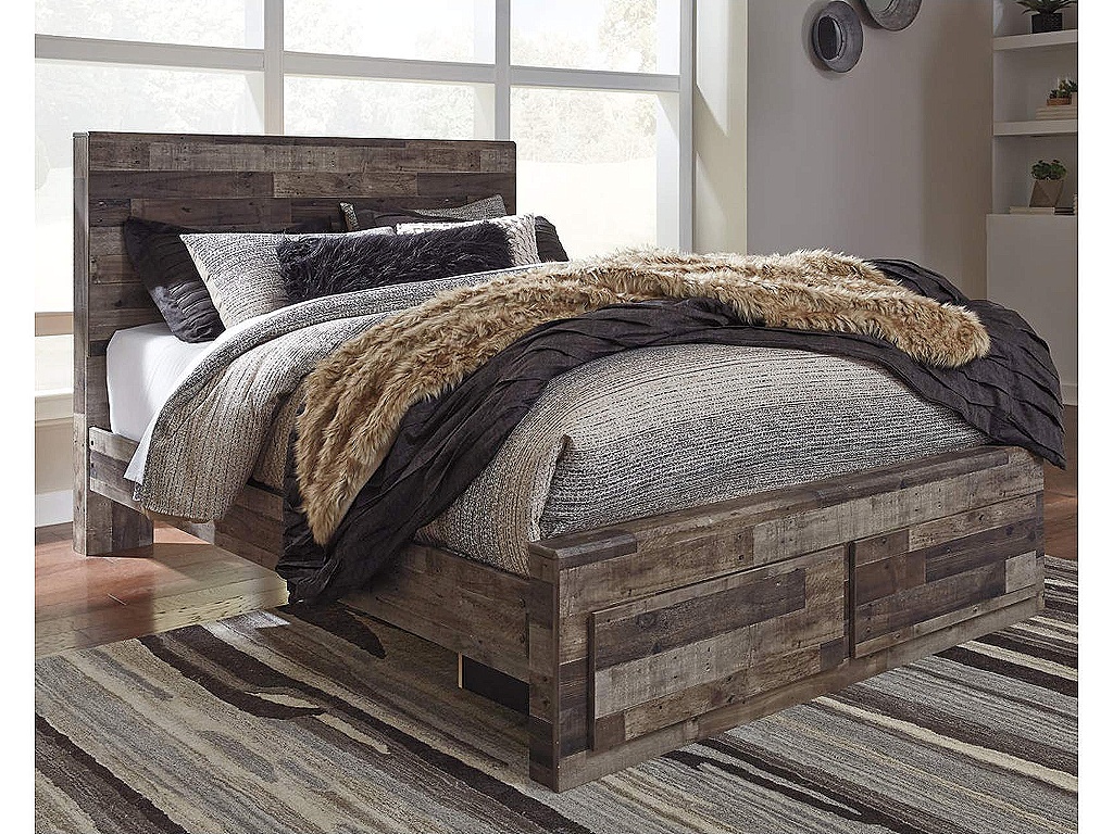 Derekson Queen Storage Bed and 2 Chests - image 6