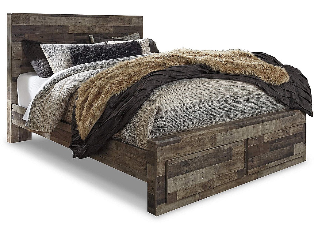Derekson Queen Storage Bed and 2 Chests - image 2