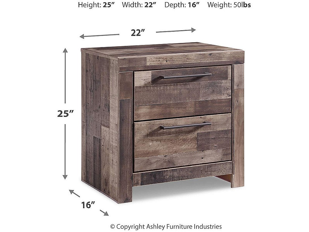 Derekson Queen Panel Headboard, Dresser, Chest and Nightstand - image 8