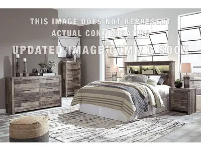 Derekson Queen Panel Bed with 2 Side Storage