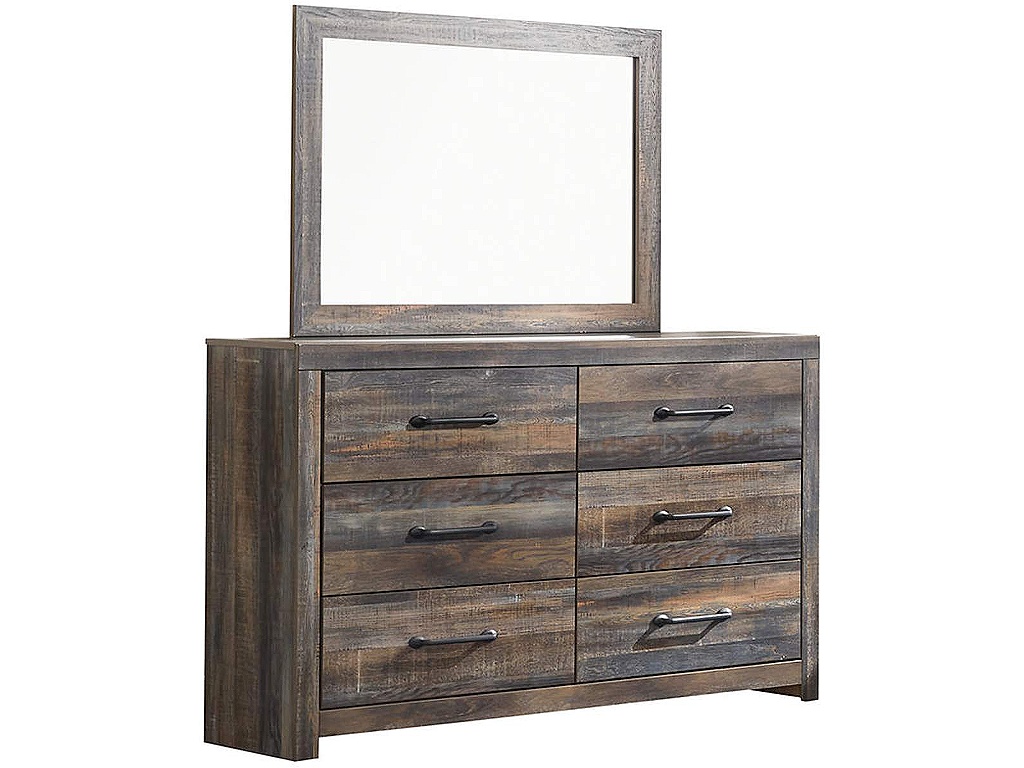 Drystan Queen Panel Bed, Dresser, Mirror and 2 Nightstands - image 3