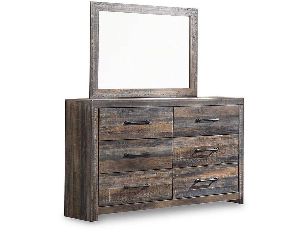 Drystan King Panel Bed, Dresser and Mirror - image 1