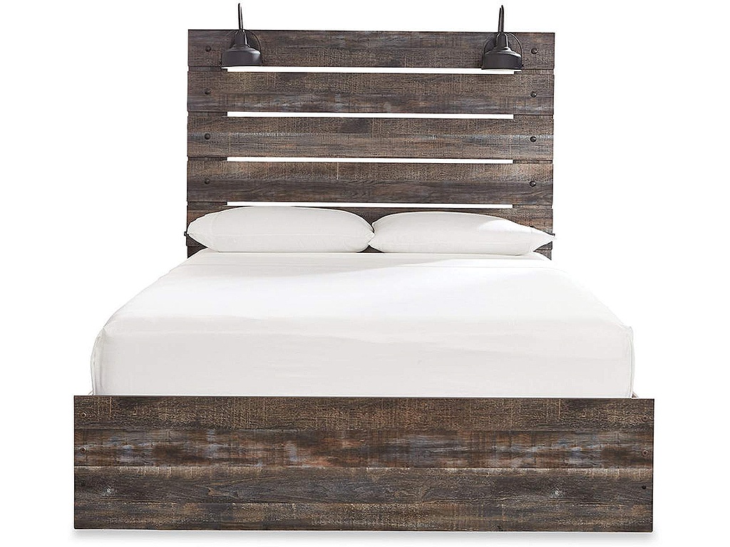 Drystan Queen Panel Bed, Dresser, Mirror, Chest and Nightstand - image 4