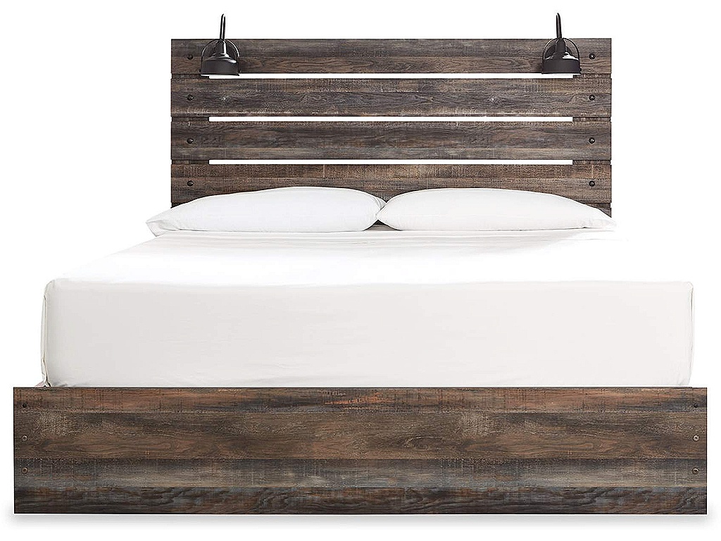 Drystan King Panel Bed with Storage, Dresser, Mirror, Chest and 2 Nightstands - image 4