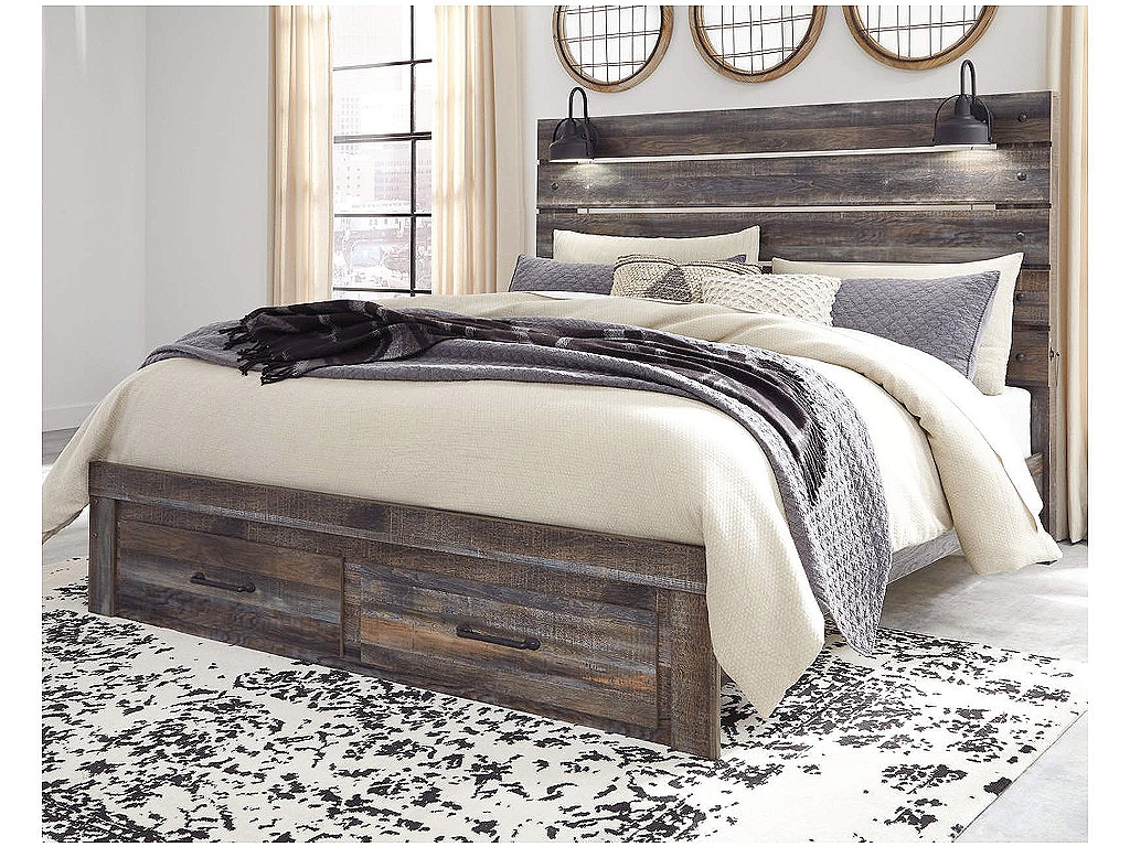 Drystan King Panel Storage Bed, Dresser, Mirror and Nightstand - image 10