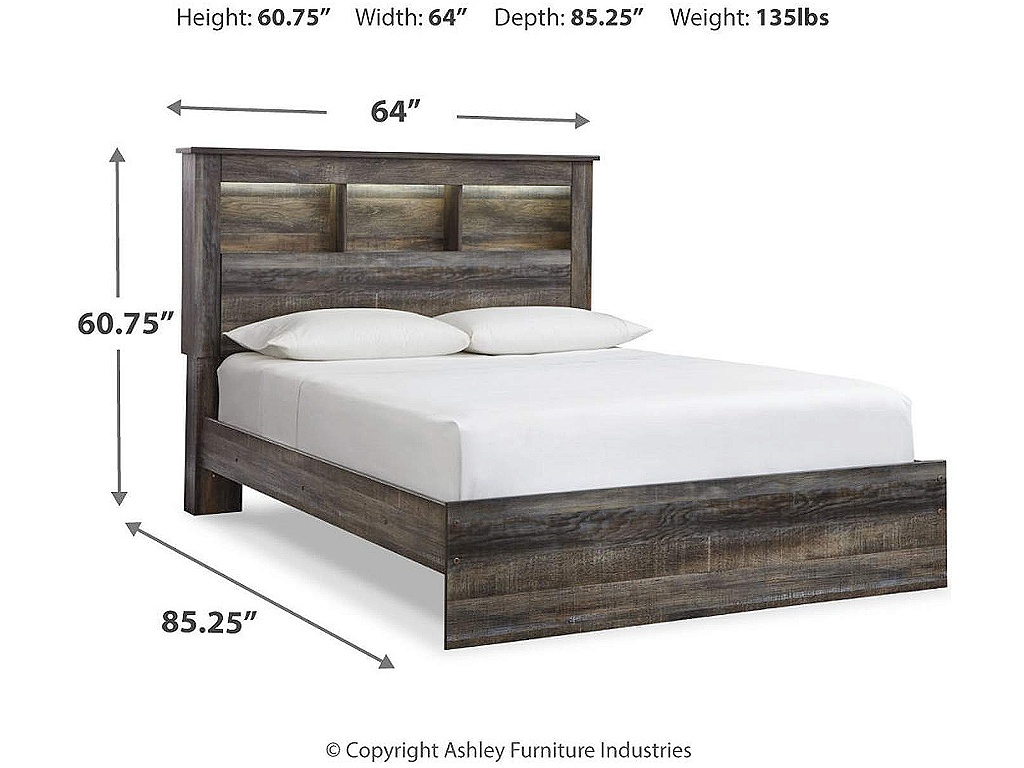 Drystan Queen Bookcase Bed - image 3