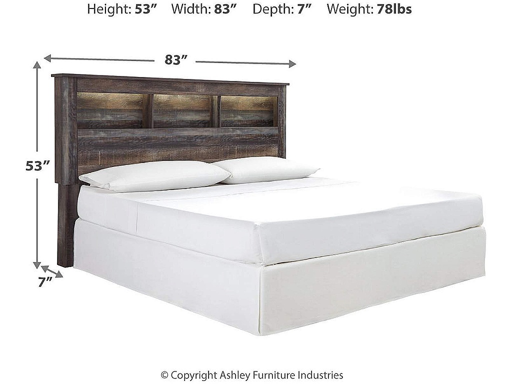 Drystan King/California King Bookcase Headboard - image 3