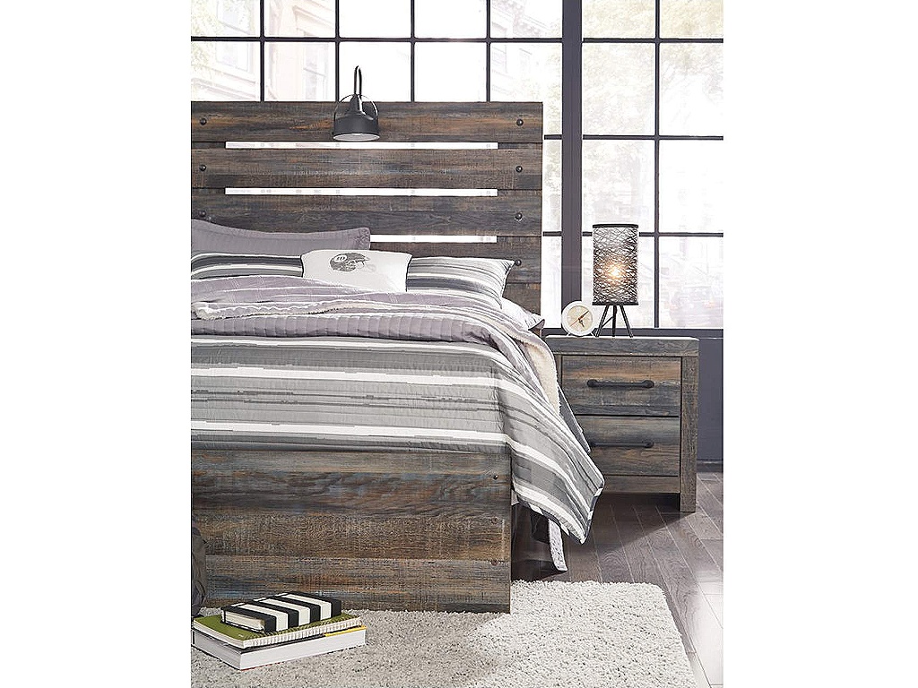 Drystan Full Panel Bed and 2 Nightstands - main image