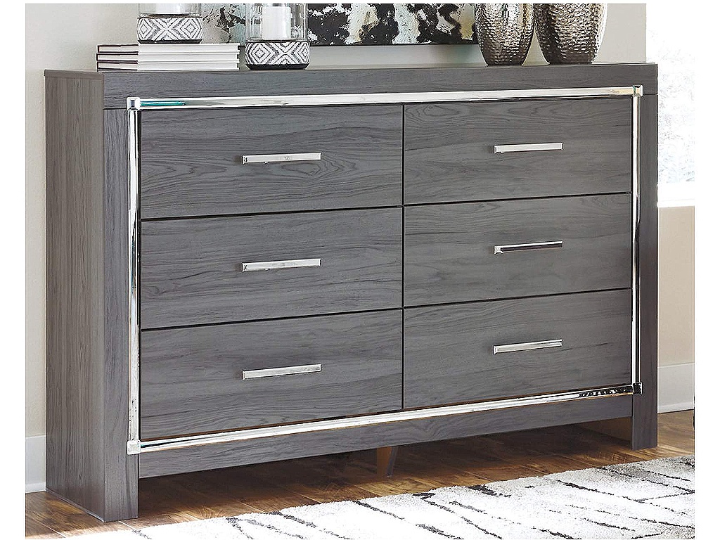 Lodanna King Upholstered Panel Bed, Dresser and Nightstand - image 6