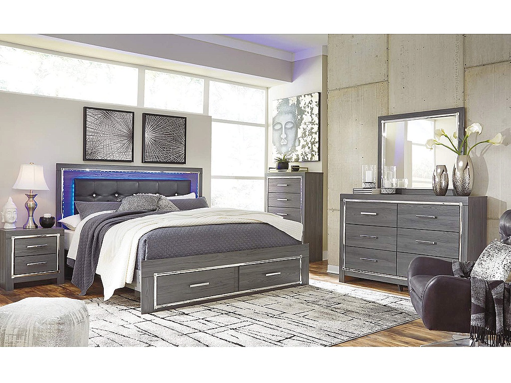 Lodanna King Panel Bed with 2 Storage Drawers - image 12