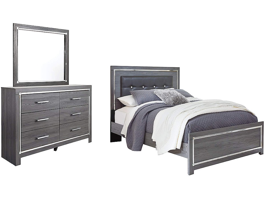 Lodanna Queen Panel Bed, Dresser and Mirror - main image