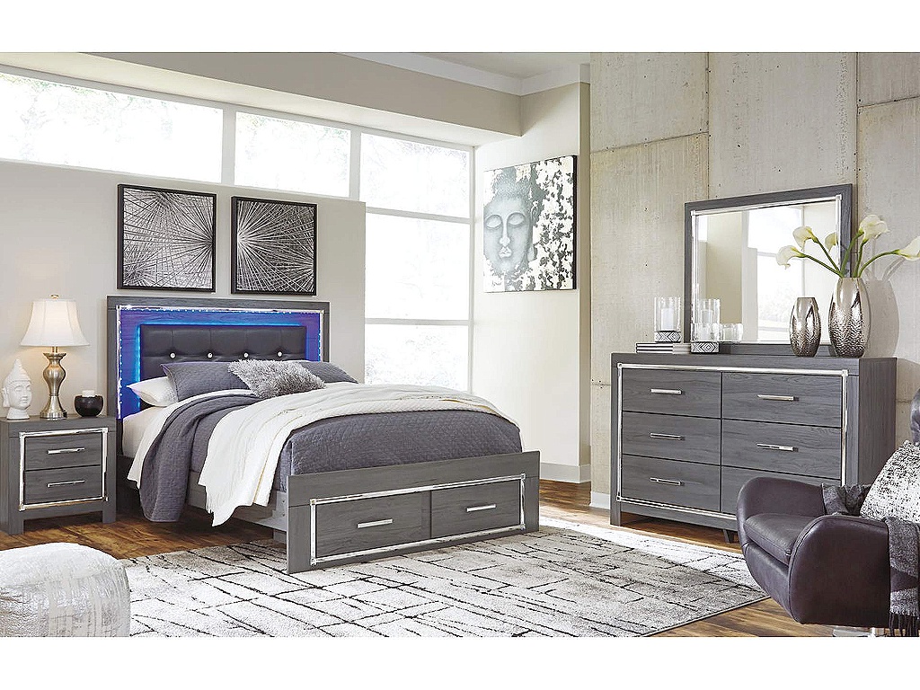 Lodanna Queen Storage Bed, Chest and Nightstand - image 5
