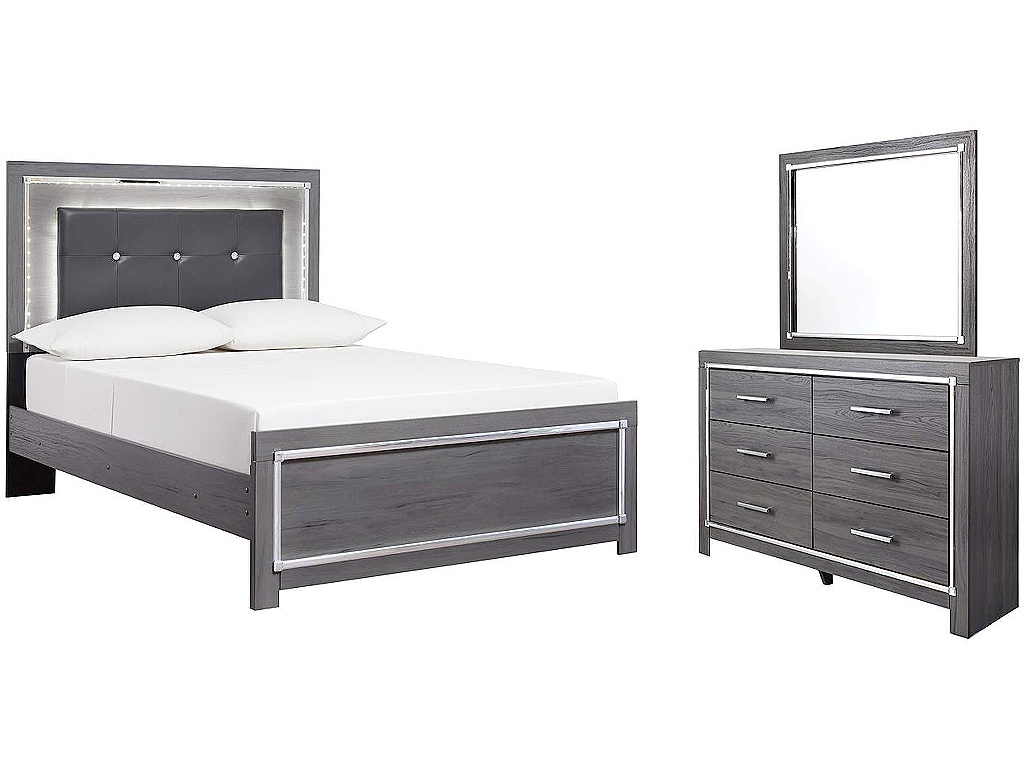 Lodanna Full Panel Bed, Dresser and Mirror - main image