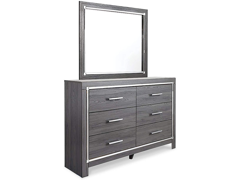 Lodanna King Storage Bed, Dresser, Mirror and 2 Nightstands - image 1