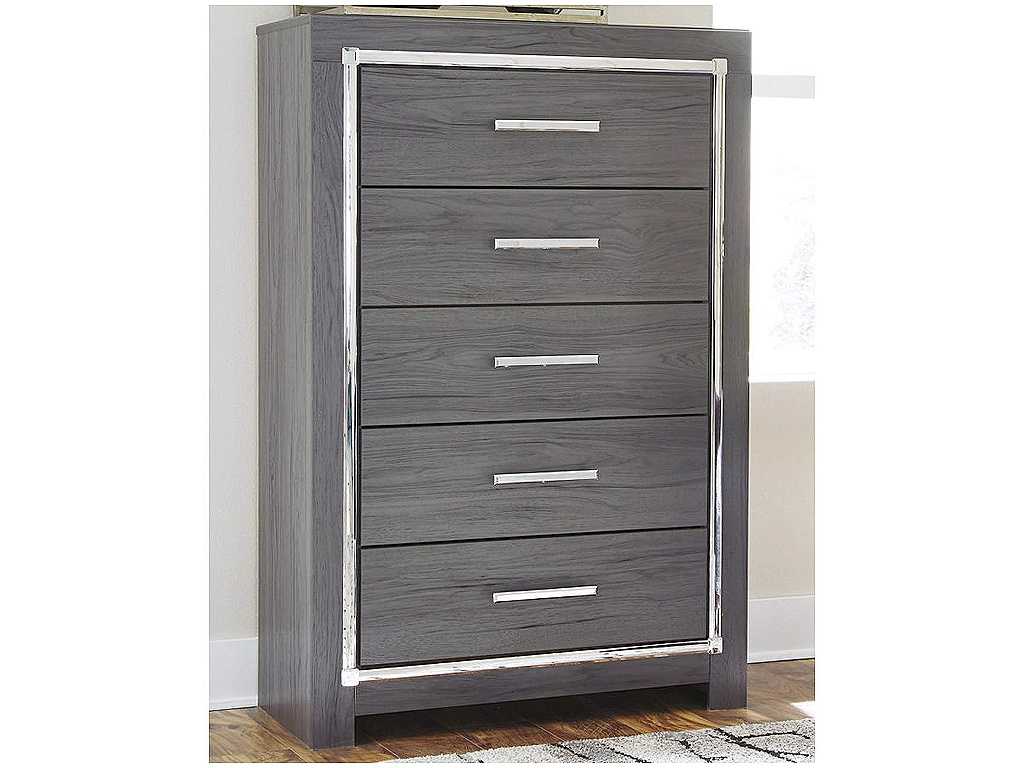 Lodanna Queen Panel Bed, Dresser, Mirror, Chest and Nightstand - image 12
