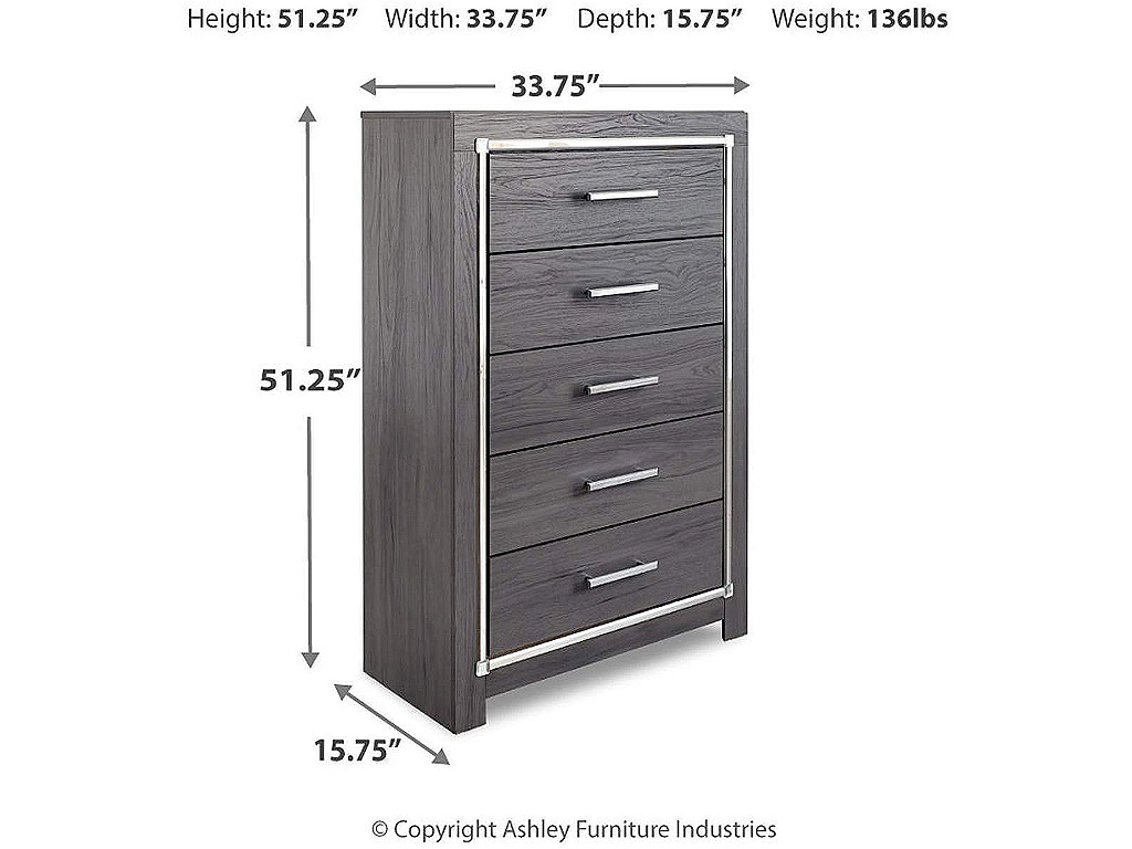 Lodanna Queen Panel Bed, Dresser, Mirror, Chest and Nightstand - image 6