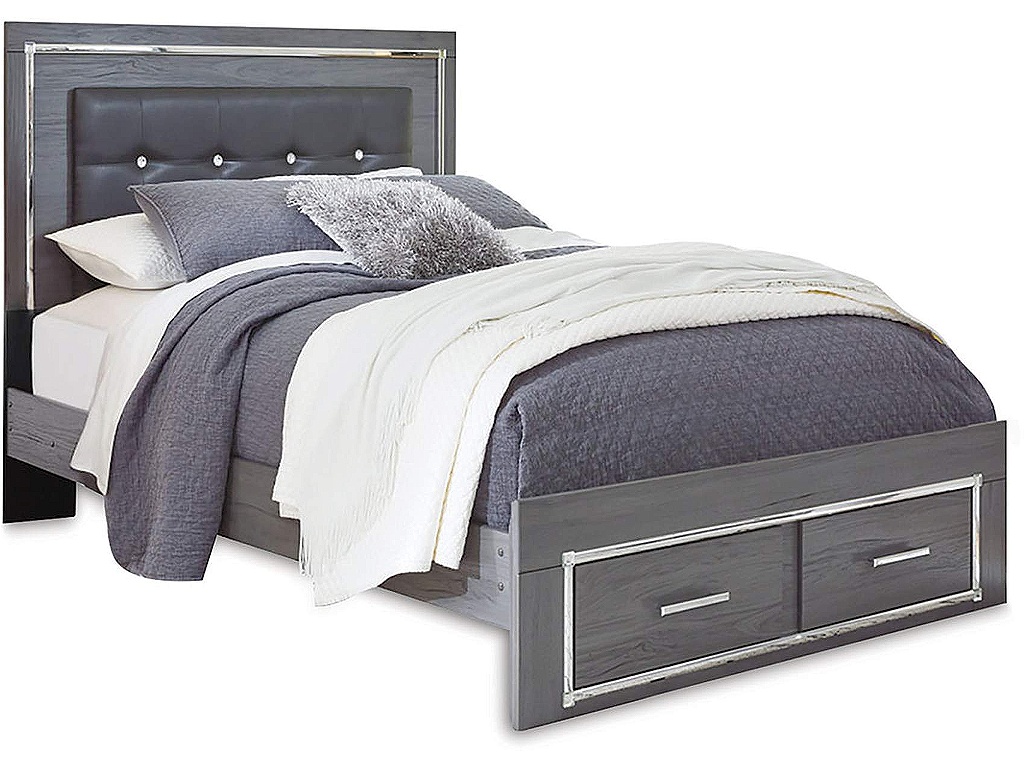 Lodanna Queen Upholstered Panel Storage Bed, Dresser, Mirror, and Nightstand - image 2