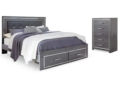 Lodanna King Storage Bed and Chest