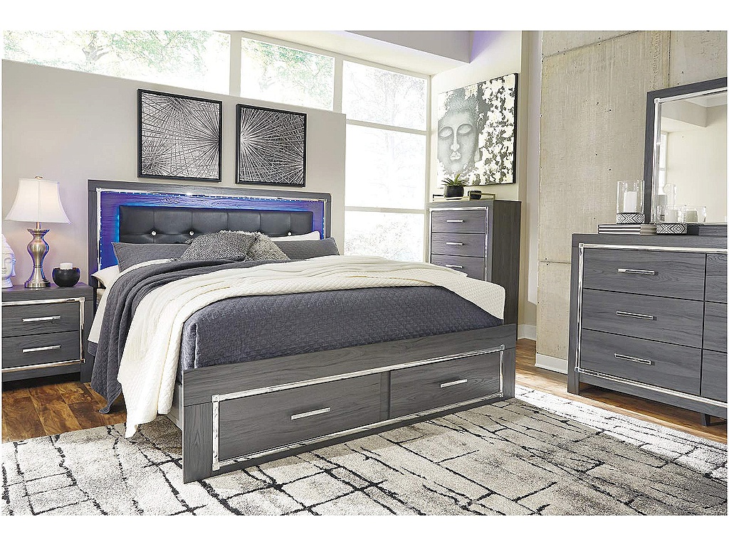 Lodanna King Panel Bed with 2 Storage Drawers - image 10
