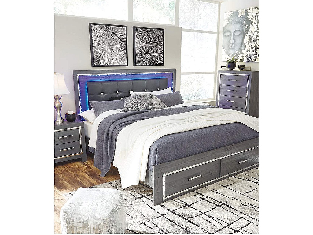 Lodanna King Panel Bed with 2 Storage Drawers - image 11