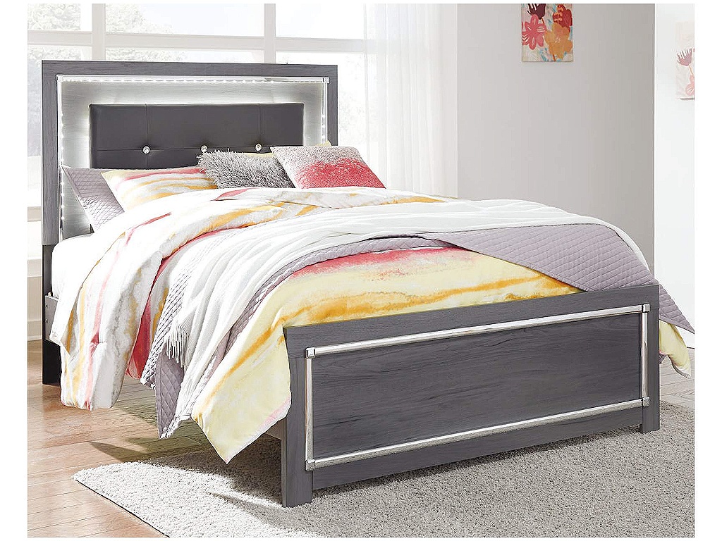Lodanna Full Upholstered Panel Bed, Dresser, Mirror, and Nightstand - image 9