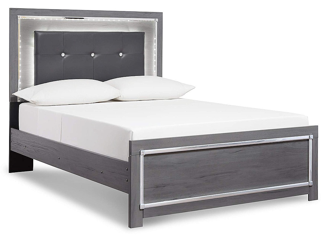 Lodanna Full Upholstered Panel Bed, Dresser, Mirror, and Nightstand - image 2