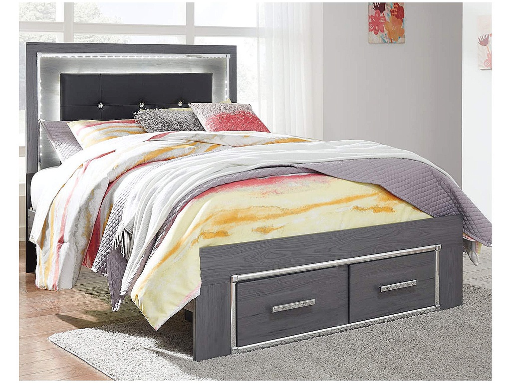 Lodanna Full Upholstered Panel Storage Bed, Dresser, Mirror, and Nightstand - image 11