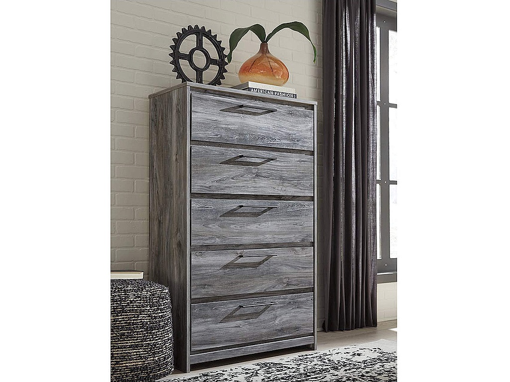 Baystorm Queen Panel Headboard, Dresser, Mirror, Chest and Nightstand - image 12