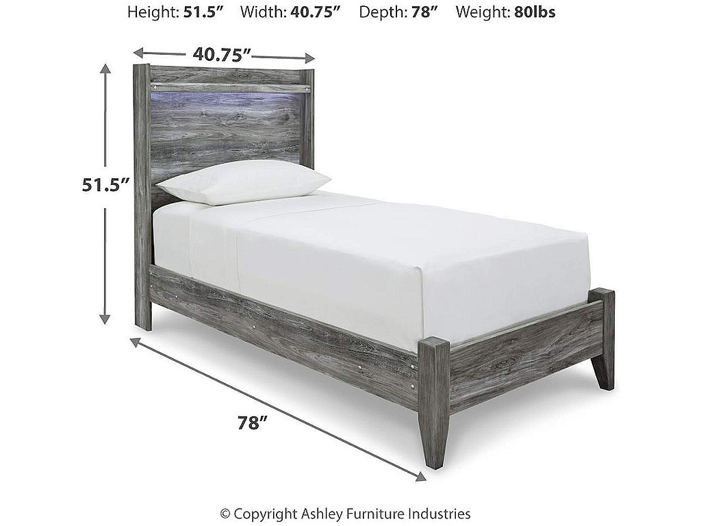 Baystorm Twin Panel Bed, Dresser and Nightstand - image 11