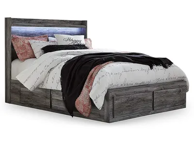 Baystorm Queen Panel Bed with 6 Storage Drawers
