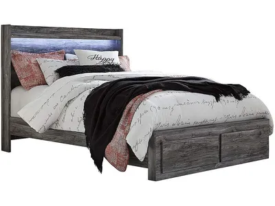 Baystorm Queen Panel Storage Bed, Dresser and Nightstand
