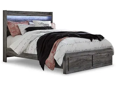Baystorm Queen Panel Bed with 2 Storage Drawers