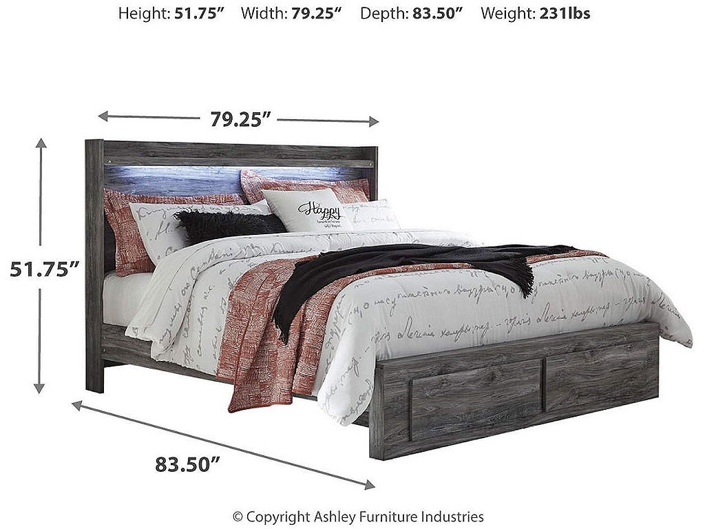 Baystorm King Panel Storage Bed, Dresser and Nightstand - image 12