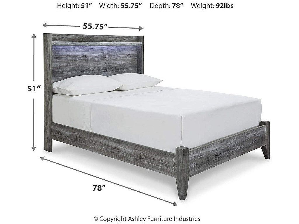 Baystorm Full Panel Bed, Dresser, Mirror and Nightstand - image 5