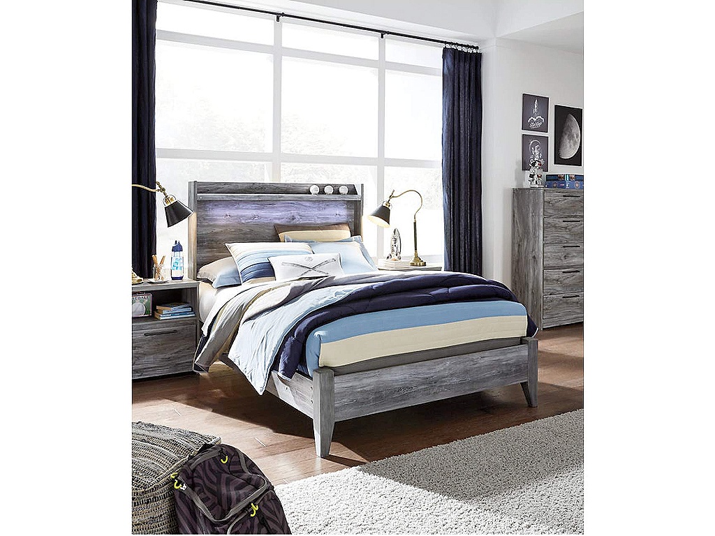 Baystorm Full Panel Bed and Nightstand - image 6