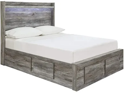 Baystorm Full Panel Bed with 6 Storage Drawers
