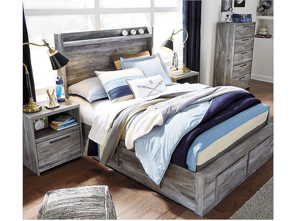 Baystorm Full Panel Bed with 6 Storage Drawers - image 6