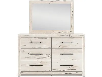 Lawroy Queen Panel Storage Bed, Dresser and Mirror