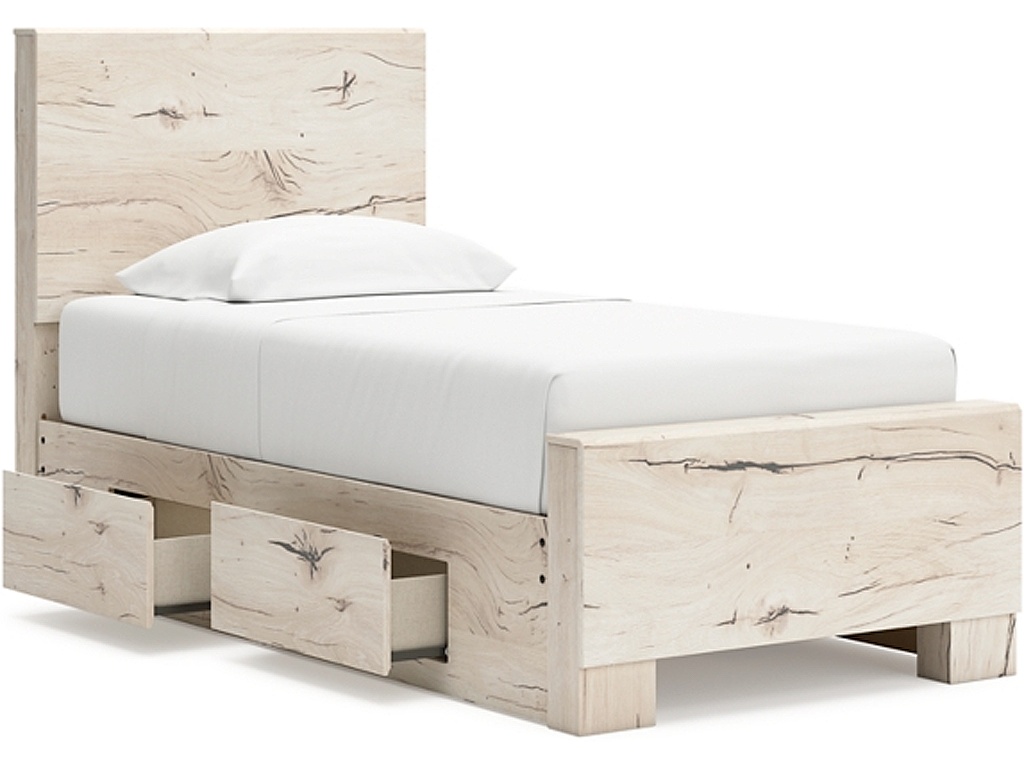 Lawroy Twin Panel Bed with Storage - image 2
