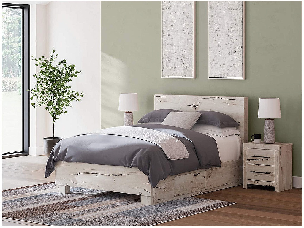 Lawroy Queen Panel Bed with Storage - main image