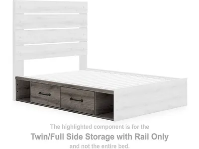 Graystorm Twin/Full Side Storage with Rail