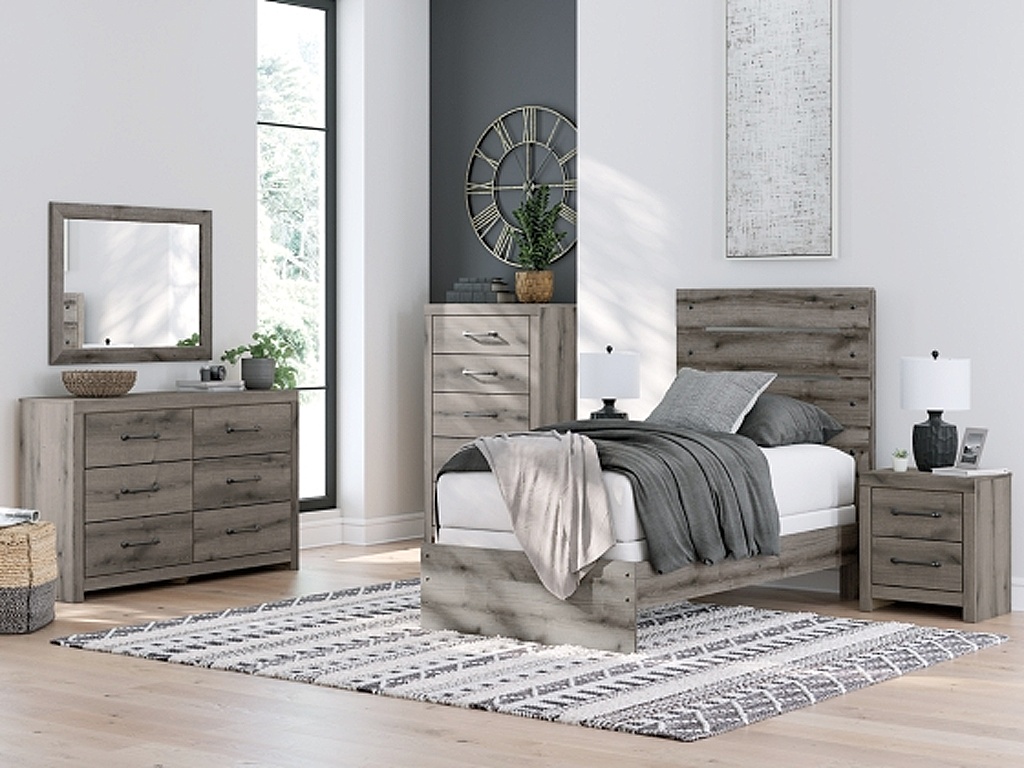 Graystorm Twin Panel Bed - image 9